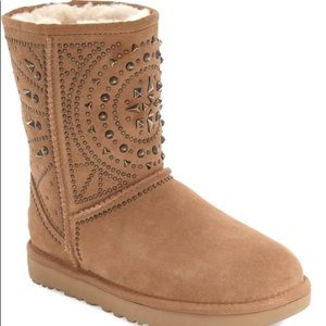 UGG Fiore Deco Studs Chestnut Boot